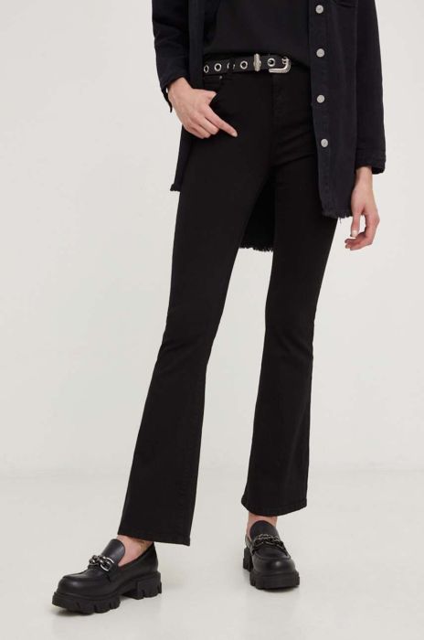 Джинси Answear Lab жіночі висока посадка колір чорний (3417311)