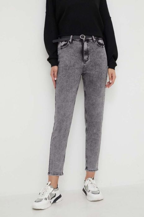 Джинси Answear Lab жіночі висока посадка колір сірий (3498291)