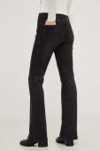 Джинси Answear Lab жіночі висока посадка колір чорний (3589278)