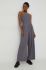 Комбінезон з домішкою вовни Answear Lab колір сірий оголена спина