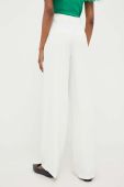 Штани Answear Lab жіночі колір білий пряме висока посадка (3307471)