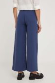 Штани Answear Lab жіночі колір синій широке висока посадка (3352418)