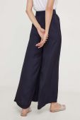 Штани Answear Lab жіночі колір синій широке висока посадка (3370949)
