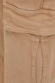 Штани Answear Lab жіночі колір бежевий пряме висока посадка (3398630)