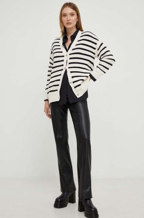 Штани Answear Lab жіночі колір чорний пряме висока посадка (3555579)