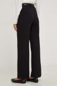 Штани Answear Lab жіночі колір чорний пряме висока посадка (3572897)