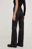 Штани Answear Lab жіночі колір чорний пряме висока посадка (3615664)