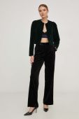 Штани Answear Lab жіночі колір чорний пряме висока посадка (3649046)