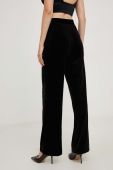 Штани Answear Lab жіночі колір чорний пряме висока посадка (3649046)