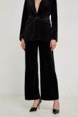 Штани Answear Lab жіночі колір чорний широке висока посадка (3639698)