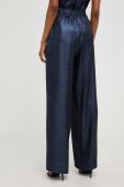 Штани Answear Lab жіночі широке висока посадка колір блакитний