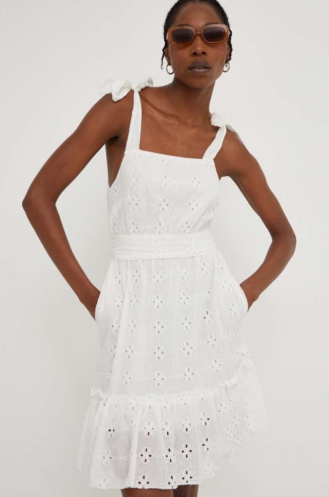 Сукня Answear Lab колір білий mini розкльошена (3317619)