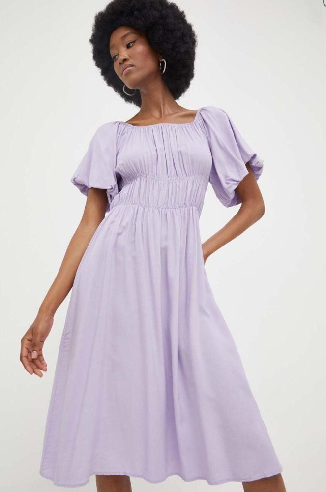 Сукня Answear Lab колір фіолетовий mini розкльошена (3304501)