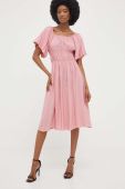 Сукня Answear Lab колір рожевий mini розкльошена (3304505)