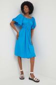 Сукня Answear Lab mini розкльошена колір блакитний (3304507)