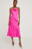 Сукня Answear Lab колір рожевий midi облягаюча (3331176)