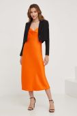 Сукня Answear Lab колір помаранчевий midi пряма (3389258)
