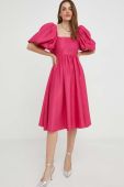 Сукня Answear Lab колір рожевий mini розкльошена (3374074)