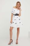 Сукня Answear Lab колір білий mini розкльошена (3402857)