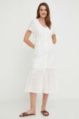 Сукня Answear Lab колір білий midi розкльошена (3377354)