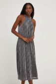 Сукня Answear Lab колір срібний midi розкльошена