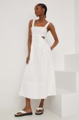 Сукня Answear Lab колір білий midi розкльошена (3331229)