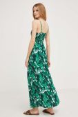 Бавовняна сукня Answear Lab колір зелений maxi розкльошена (3355010)