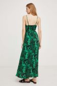 Бавовняна сукня Answear Lab колір зелений maxi розкльошена (3355012)