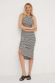Сукня Answear Lab колір білий midi облягаюча