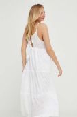 Бавовняна сукня Answear Lab колір білий maxi розкльошена (3361064)