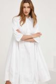 Бавовняна сукня Answear Lab колір білий mini oversize (3398647)