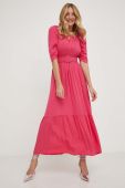 Сукня Answear Lab колір рожевий maxi розкльошена (3320631)