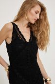 Бавовняна сукня Answear Lab колір чорний mini пряма (3307493)