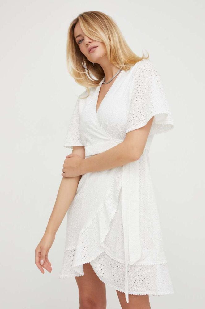 Сукня Answear Lab колір білий mini розкльошена (3361075)