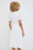 Бавовняна сукня Answear Lab колір білий mini розкльошена (3339615)