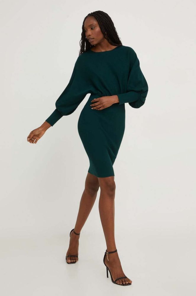 Сукня Answear Lab колір зелений mini облягаюча (3478898)