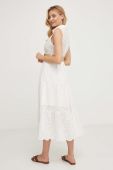Сукня Answear Lab колір білий midi розкльошена (3363972)