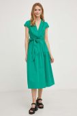 Сукня Answear Lab колір зелений midi розкльошена (3355030)