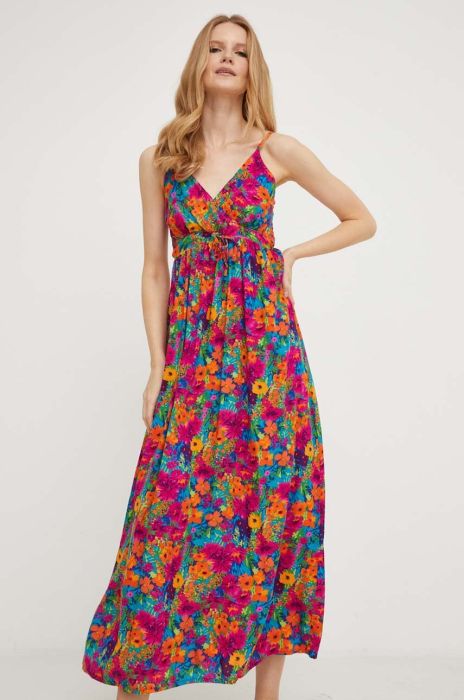 Сукня Answear Lab колір рожевий maxi розкльошена (3355036)