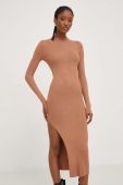 Сукня Answear Lab колір бежевий midi облягаюча (3464166)