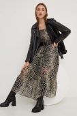Сукня Answear Lab колір чорний midi розкльошена (3395879)
