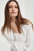 Блузка Answear Lab жіноча колір білий однотонна (3433090)