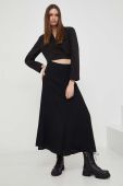 Спідниця Answear Lab колір чорний maxi розкльошена (3433093)