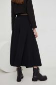 Спідниця Answear Lab колір чорний maxi розкльошена (3433093)