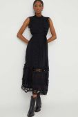 Сукня Answear Lab колір чорний midi розкльошена (3468378)