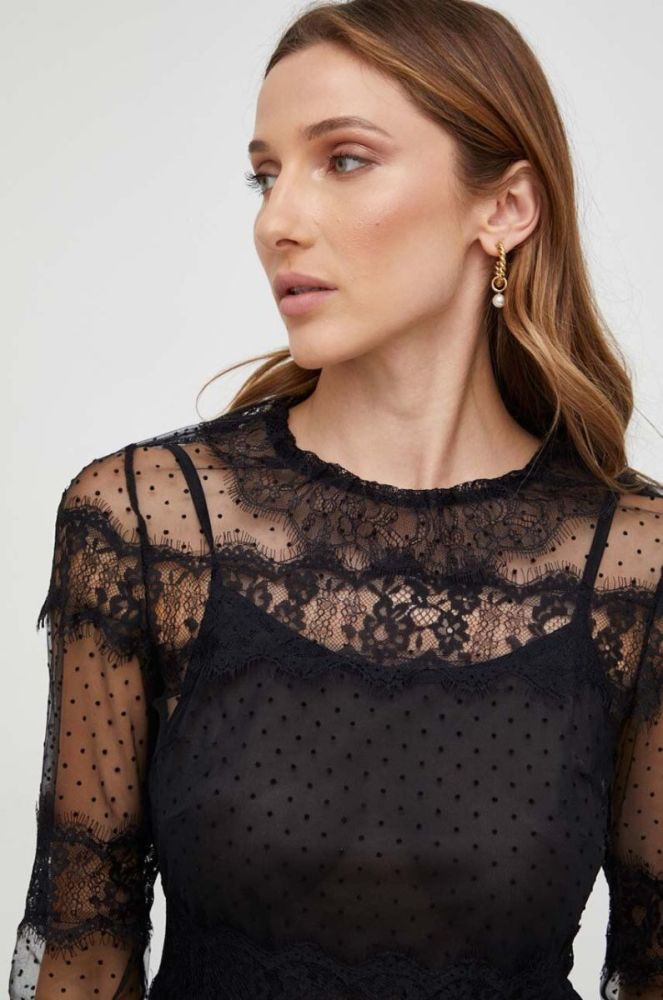 Сукня Lab X Лімітована колекція NO SHAME колір чорний maxi розкльошена фото 6