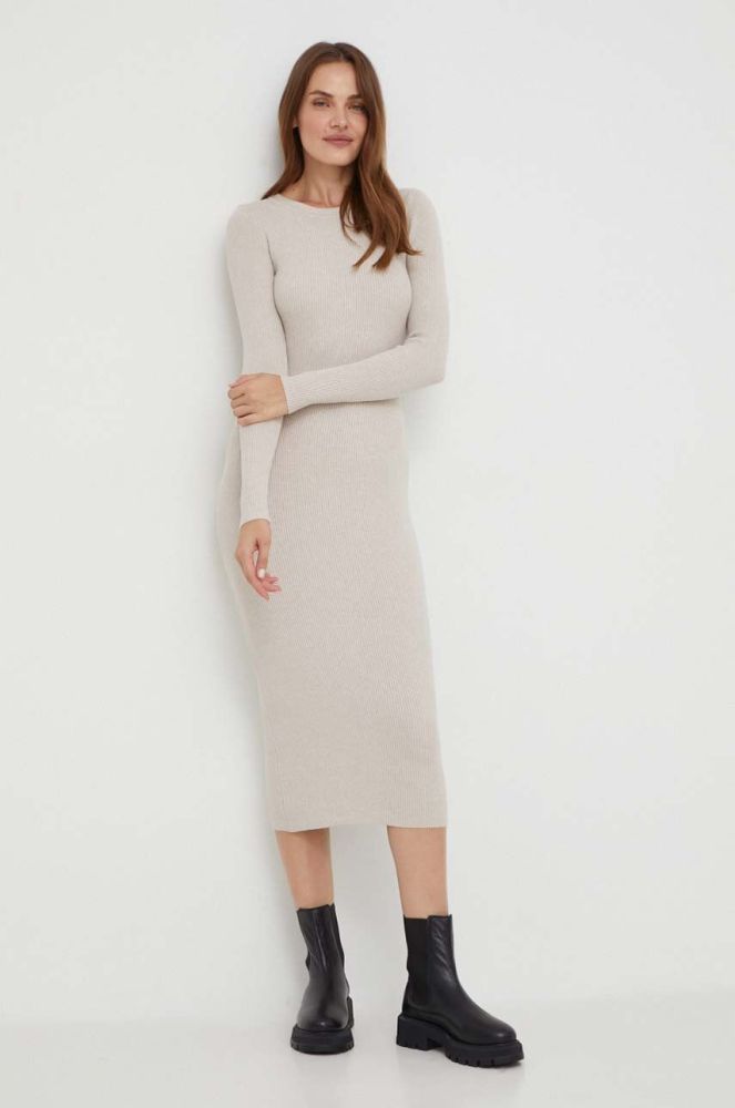 Сукня Answear Lab колір бежевий mini облягаюча (3494256)