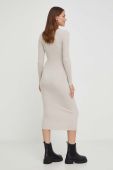 Сукня Answear Lab колір бежевий mini облягаюча (3494256)