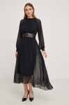 Сукня Answear Lab колір чорний midi розкльошена (3551912)