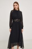 Сукня Answear Lab колір чорний midi розкльошена (3551912)